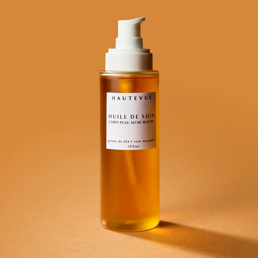 Huile corps peau seche
